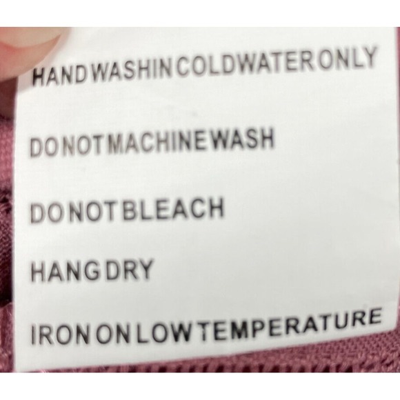 Solitaire Top Women's‎ Small Dusty Pink Open Work Lace Feminine Romantic Dainty - Picture 12 of 13